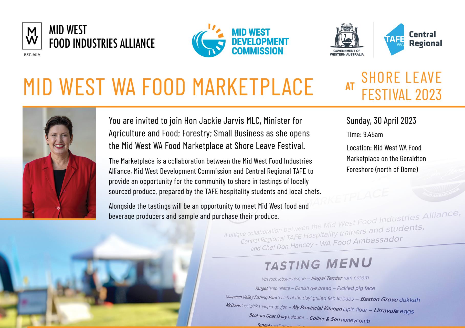 Minister for Agriculture and Food to open the Mid West WA Food